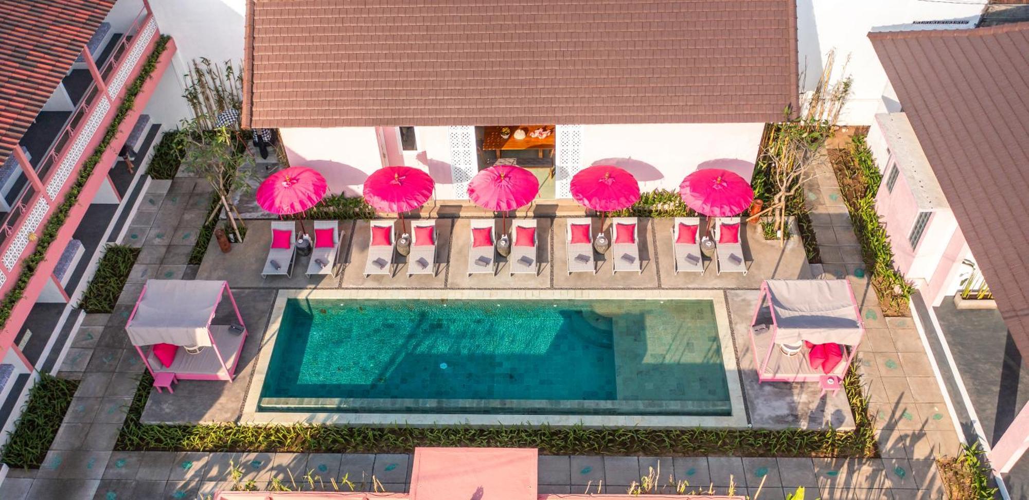 Pinkprivate Balangan - For Cool Adults Only Bed & Breakfast Jimbaran Eksteriør bilde